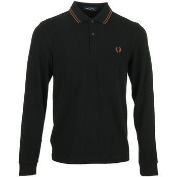 Vêtements Homme T-shirts & Polos Fred Perry LS Twin Tipped Noir