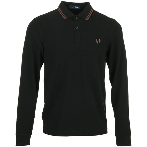Vêtements Homme Running / Trail Fred Perry LS Twin Tipped Noir