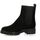 Chaussures Femme Boots Style Exit Boots Style cuir velours Noir
