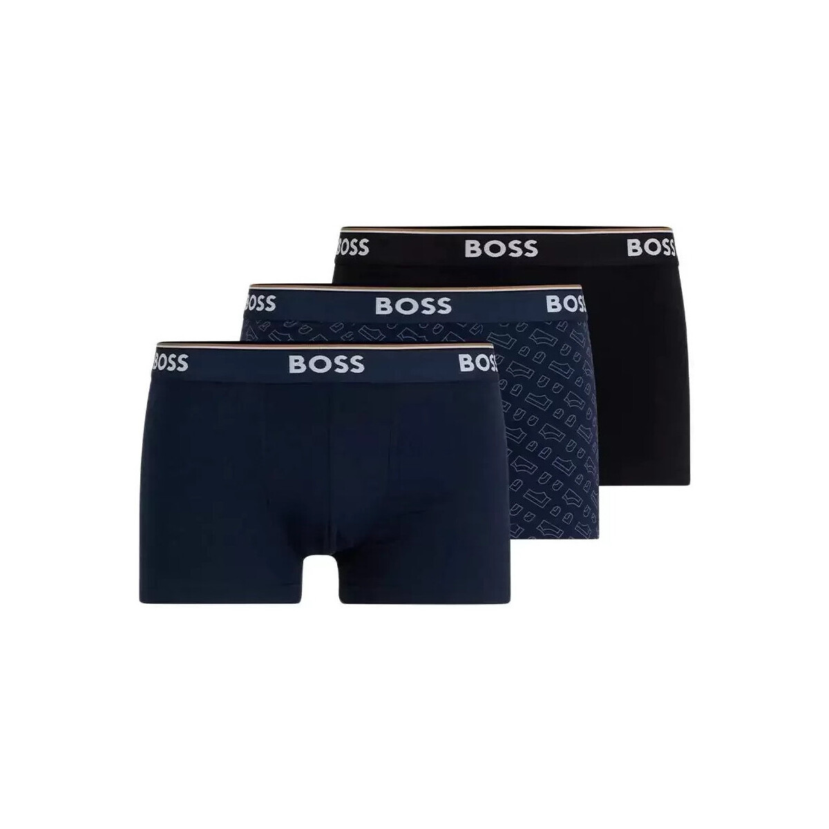 Sous-vêtements Homme Boxers BOSS pack x3 Multicolore