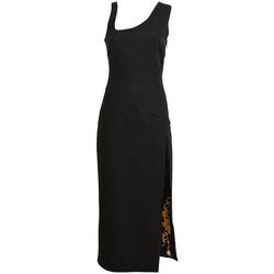 Vêtements Femme Robes longues Versace JEANS Schmal Couture 75hao9a9_n0217-899 Noir