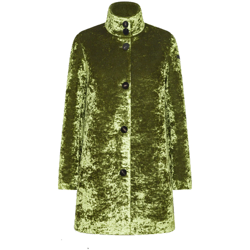 Vêtements Femme Manteaux shirt vert mademoiselle yeye l neufcci Designs w23540-24 Vert