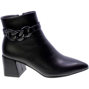 Fuxia Femme Bottines Exé Shoes 9897 Noir
