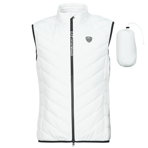Vêtements Homme Doudounes Emporio jersey Armani EA7 PREMIUM SHIELD DOWN WAISTCOAT Blanc