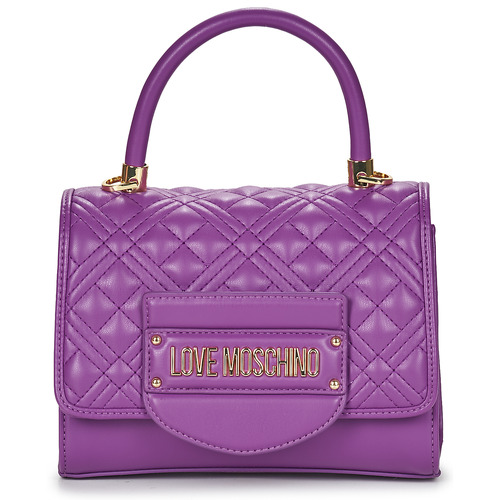Sacs Femme Chain link jc4031 Love Moschino QUILTED TAB Violet