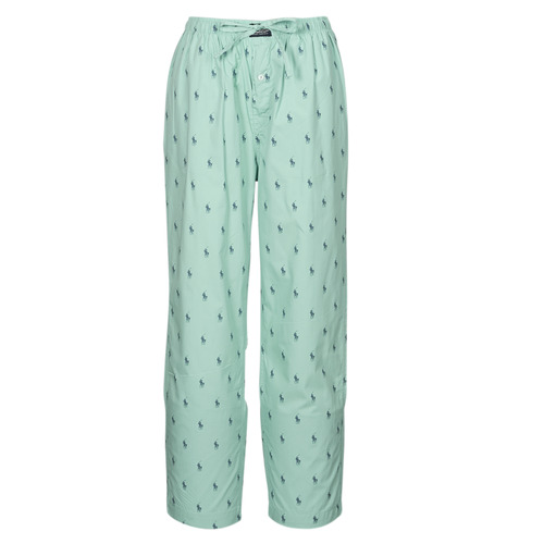 Vêtements Pyjamas / Chemises de nuit polo manche longue raye PJ PANT-SLEEP-BOTTOM Vert