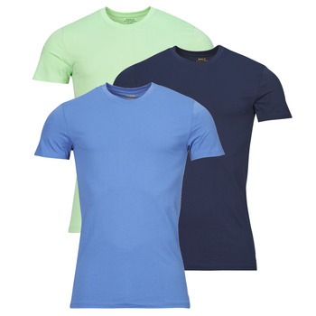 Vêtements Homme T-shirts manches courtes Polo Ralph Lauren S / S CREW-3 PACK-CREW UNDERSHIRT Bleu / Marine  / Vert