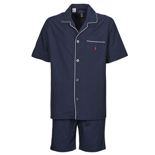 Vêtements Homme Pyjamas / Chemises de nuit Polo Affluent Ralph Lauren S / S PJ SET-SLEEP-SET Marine