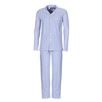 Vêtements Homme Pyjamas / Chemises de nuit Mules / Sabots L / S PJ SET-SLEEP-SET Bleu Ciel