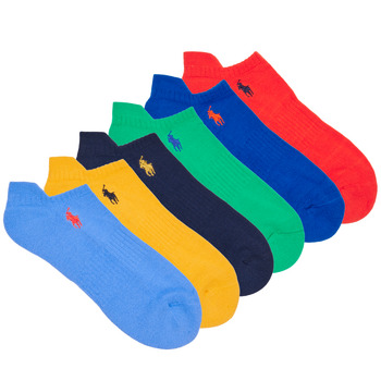 Accessoires Chaussettes de sport Vestes de survêtement ASX117-SOLIDS-PED-6 PACK Multicolore