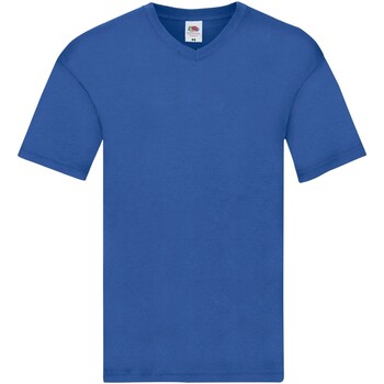 Vêtements Homme T-shirts manches longues Fruit Of The Loom 61426 Bleu