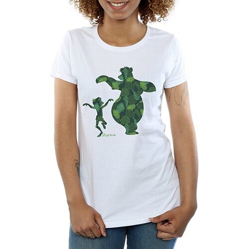 Vêtements Femme T-shirts manches longues Jungle Book BI1005 Blanc