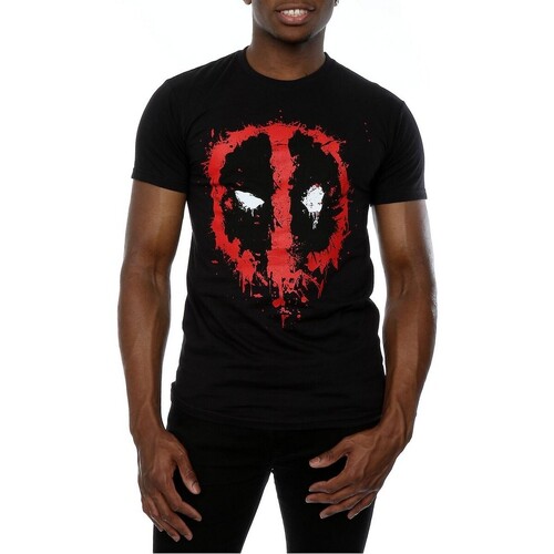 Vêtements Homme T-shirts manches longues Deadpool  Noir