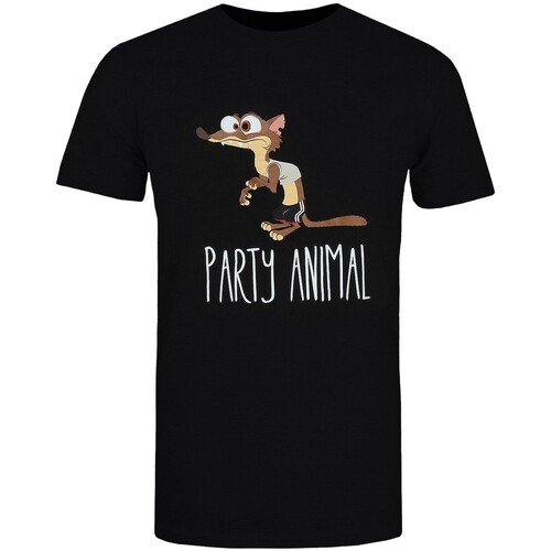 Vêtements Homme T-shirts manches longues Zootropolis Party Animal Noir
