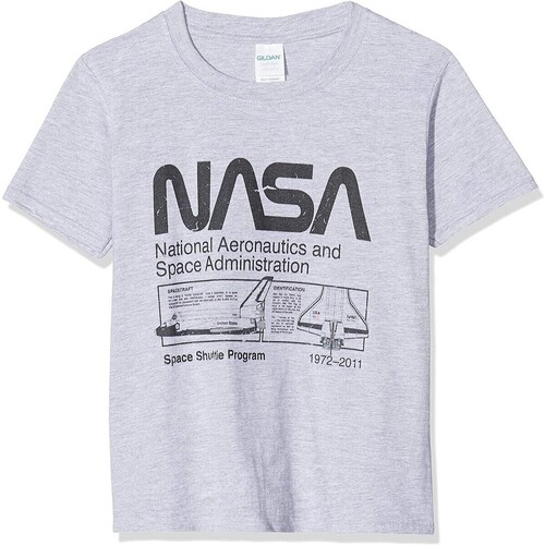Vêtements Homme T-shirts manches longues Nasa Space Shuttle Gris