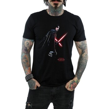 Vêtements Homme T-shirts manches longues Star Wars: The Last Jedi BI1096 Noir