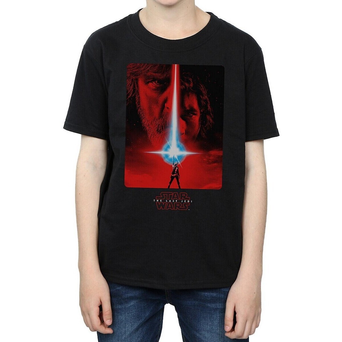Vêtements Garçon T-shirts manches courtes Star Wars: The Last Jedi BI1153 Noir