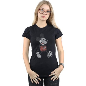 Vêtements Femme T-shirts manches longues Disney Walking Noir