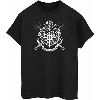 Vêtements Weekend Offender iridium polo shirt with plaid shoulder in navy Harry Potter BI1217 Noir