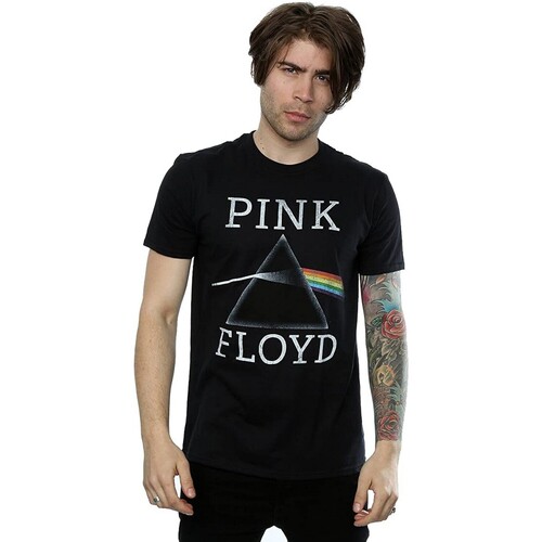 Vêtements Garçon T-shirts manches courtes Pink Floyd  Noir