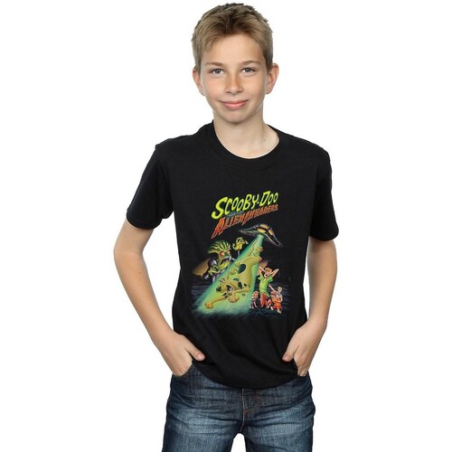Vêtements Garçon T-shirts manches courtes Scooby Doo The Alien Invaders Noir
