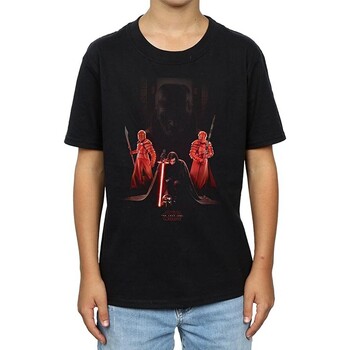 Vêtements Garçon T-shirts manches courtes Star Wars: The Last Jedi Kneeling Noir