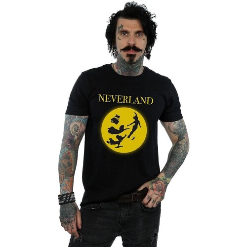Vêtements Homme T-shirts manches longues Peter Pan Neverland Noir