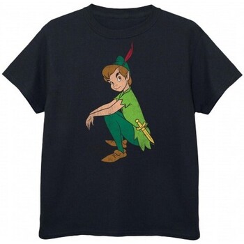 Vêtements Garçon T-shirts manches courtes Peter Pan Classic Noir