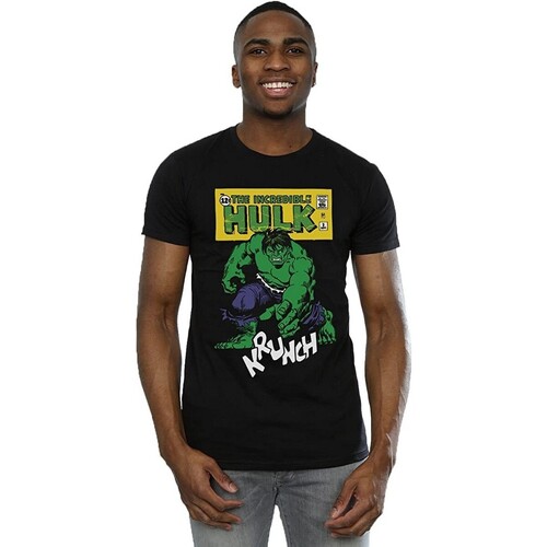 Vêtements Homme T-shirts manches longues Hulk Krunch Noir