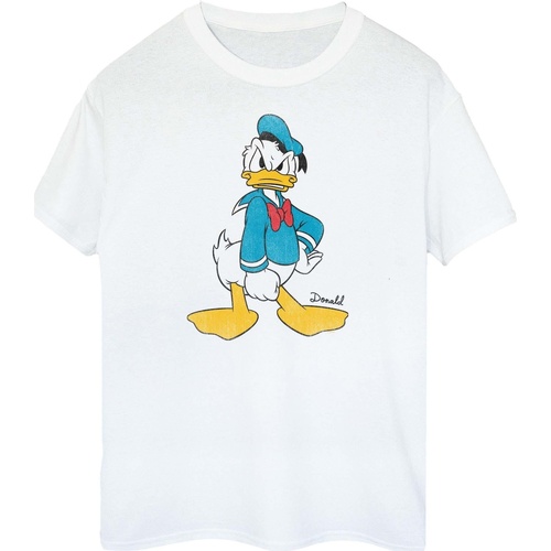 Vêtements Femme T-shirts manches longues Disney Angry Blanc