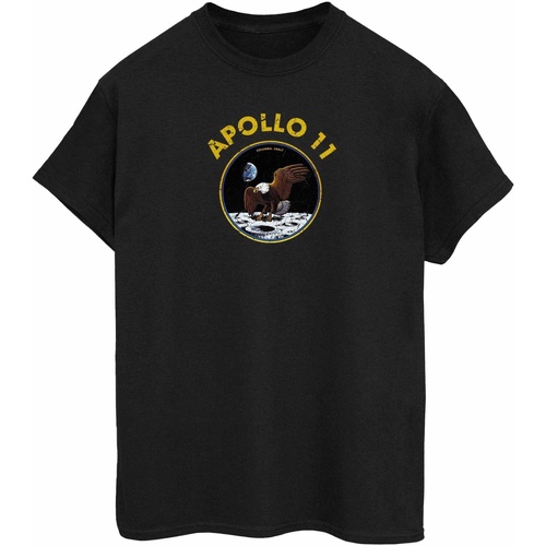 Vêtements Homme T-shirts manches longues Nasa Classic Apollo 11 Noir