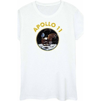 Vêtements Homme T-shirts manches longues Nasa Classic Apollo 11 Blanc