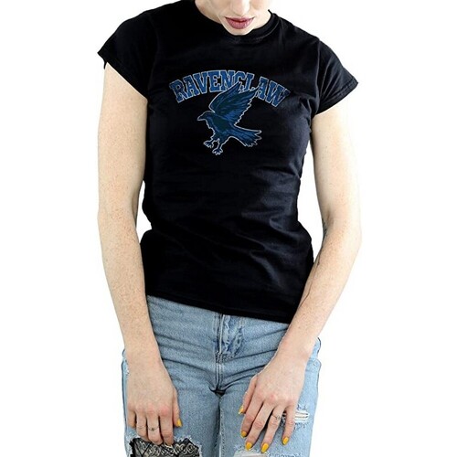 Vêtements Femme T-shirts manches longues Harry Potter BI1354 Noir