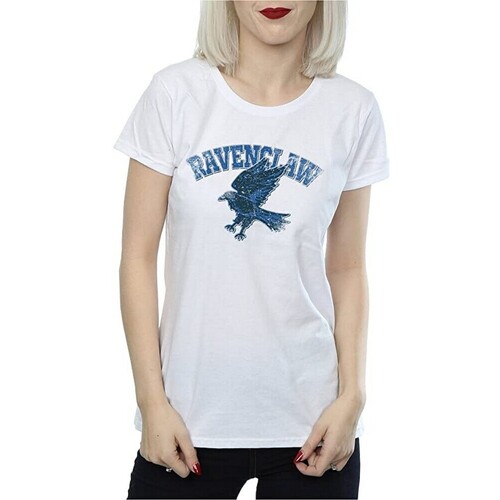 Vêtements Femme T-shirts manches longues Harry Potter BI1354 Blanc