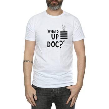 Vêtements Homme T-shirts manches longues Dessins Animés What's Up Doc Blanc