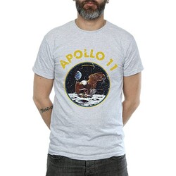 Vêtements Homme T-shirts manches longues Nasa Classic Apollo 11 Gris