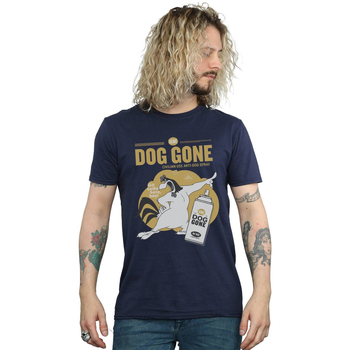 Vêtements Homme T-shirts manches longues Dessins Animés Dog Gone Bleu