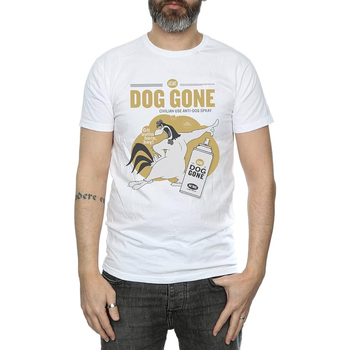 Vêtements Homme T-shirts manches longues Dessins Animés Dog Gone Blanc
