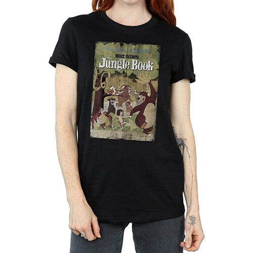 Vêtements Femme T-shirts manches longues Jungle Book Retro Noir