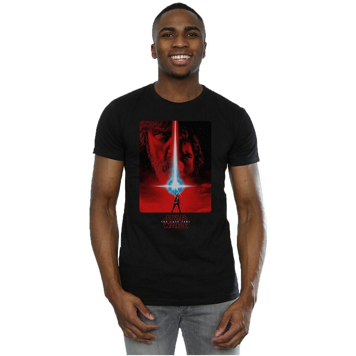Vêtements Homme T-shirts manches longues Star Wars: The Last Jedi BI1469 Noir