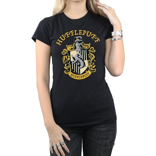 Vêtements Femme T-shirts manches longues Harry Potter BI1471 Noir