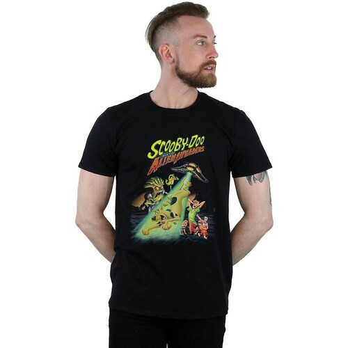 Vêtements Homme T-shirts manches longues Scooby Doo The Alien Invaders Noir