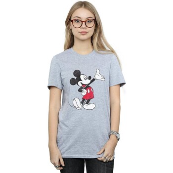 Vêtements Femme T-shirts manches longues Disney Traditional Wave Gris