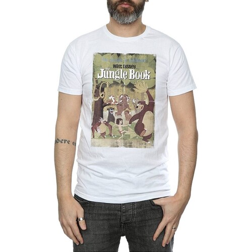 Vêtements Homme T-shirts manches longues Jungle Book BI1523 Blanc