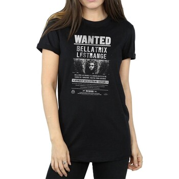 Vêtements Femme T-shirts manches longues Harry Potter BI1531 Noir