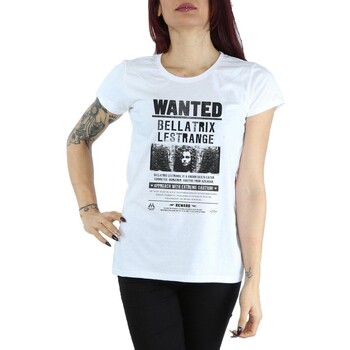 Vêtements Femme T-shirts manches longues Harry Potter BI1532 Blanc