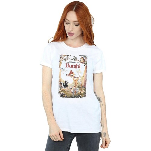 Vêtements Femme T-shirts manches longues Bambi  Blanc