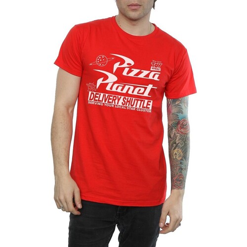 Vêtements Homme T-shirts manches longues Toy Story Pizza Planet Rouge
