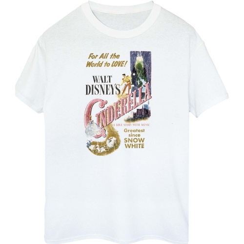 Vêtements Femme T-shirts manches longues Cinderella BI1565 Blanc
