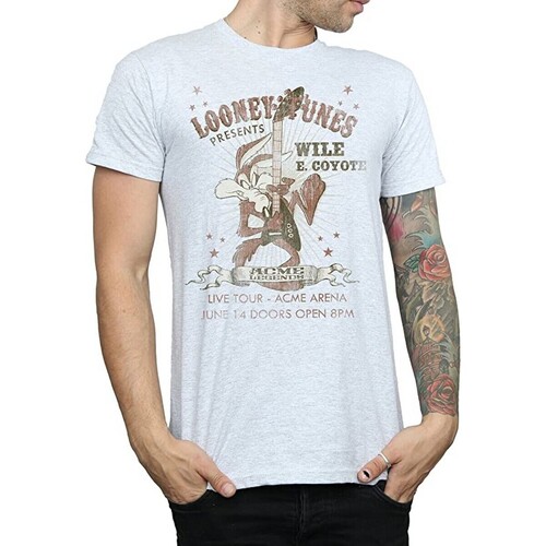 Vêtements Homme T-shirts manches longues Dessins Animés BI1567 Gris